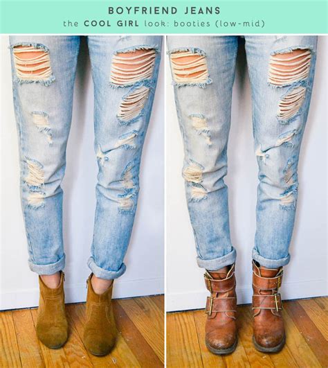 shoes to wear with boyfriend jeans